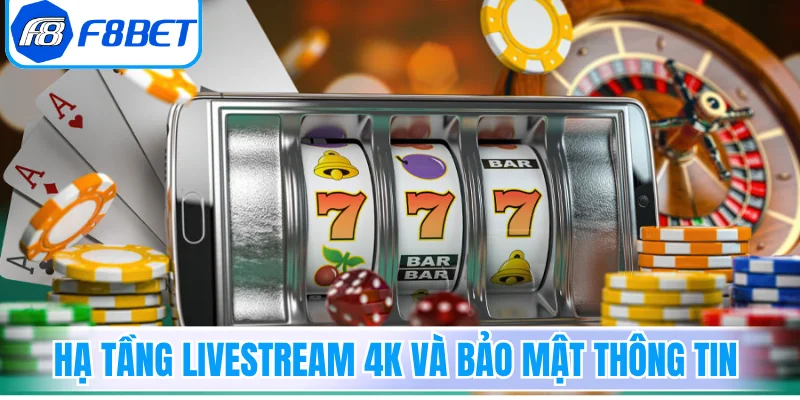 Hạ tầng livestream 4K và bảo mật thông tin đa lớp tại casino trực tuyến F8BET